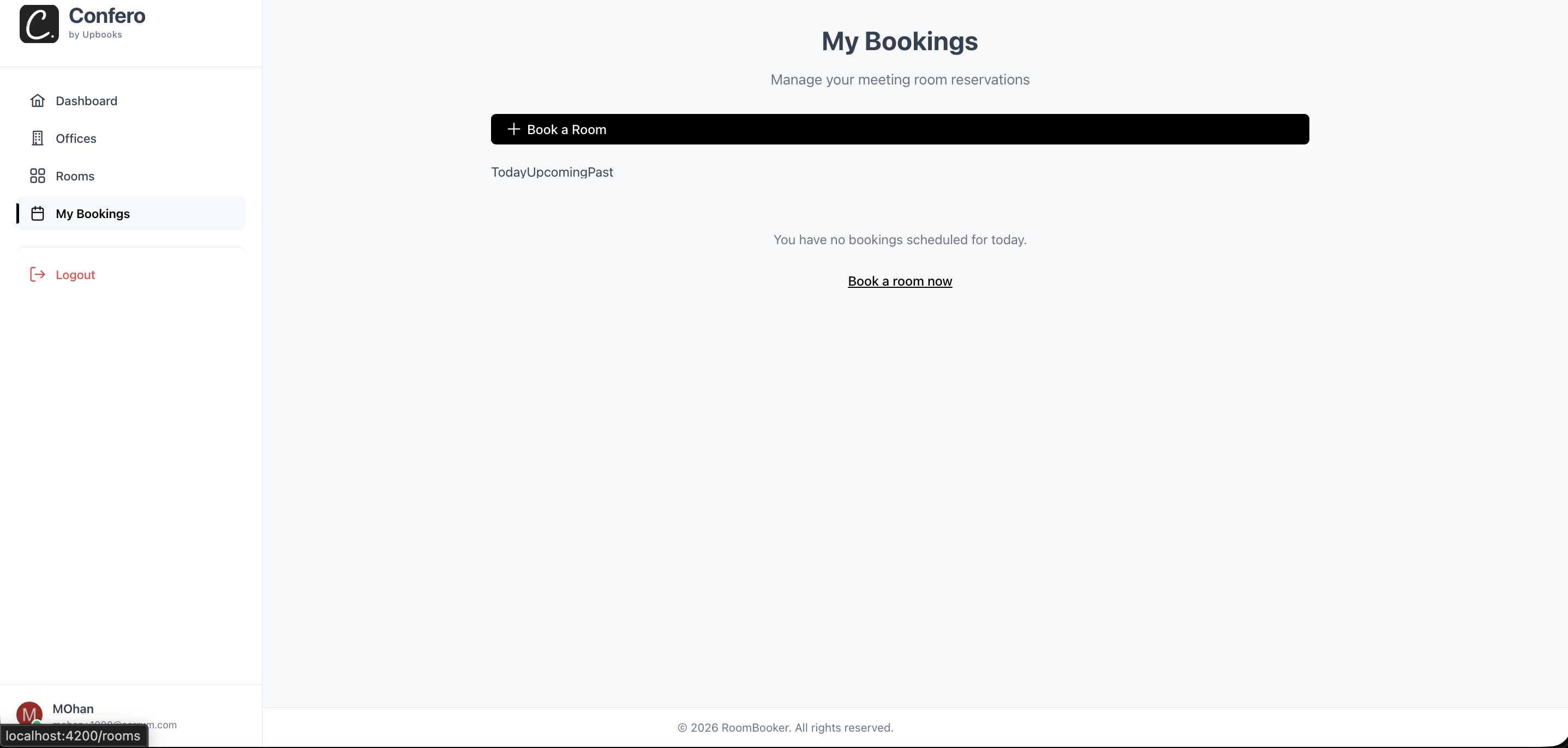 My Bookings