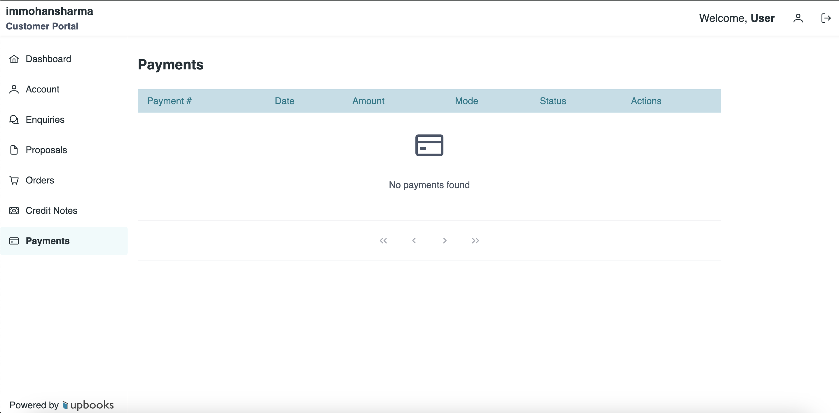 Customer Portal - Payments