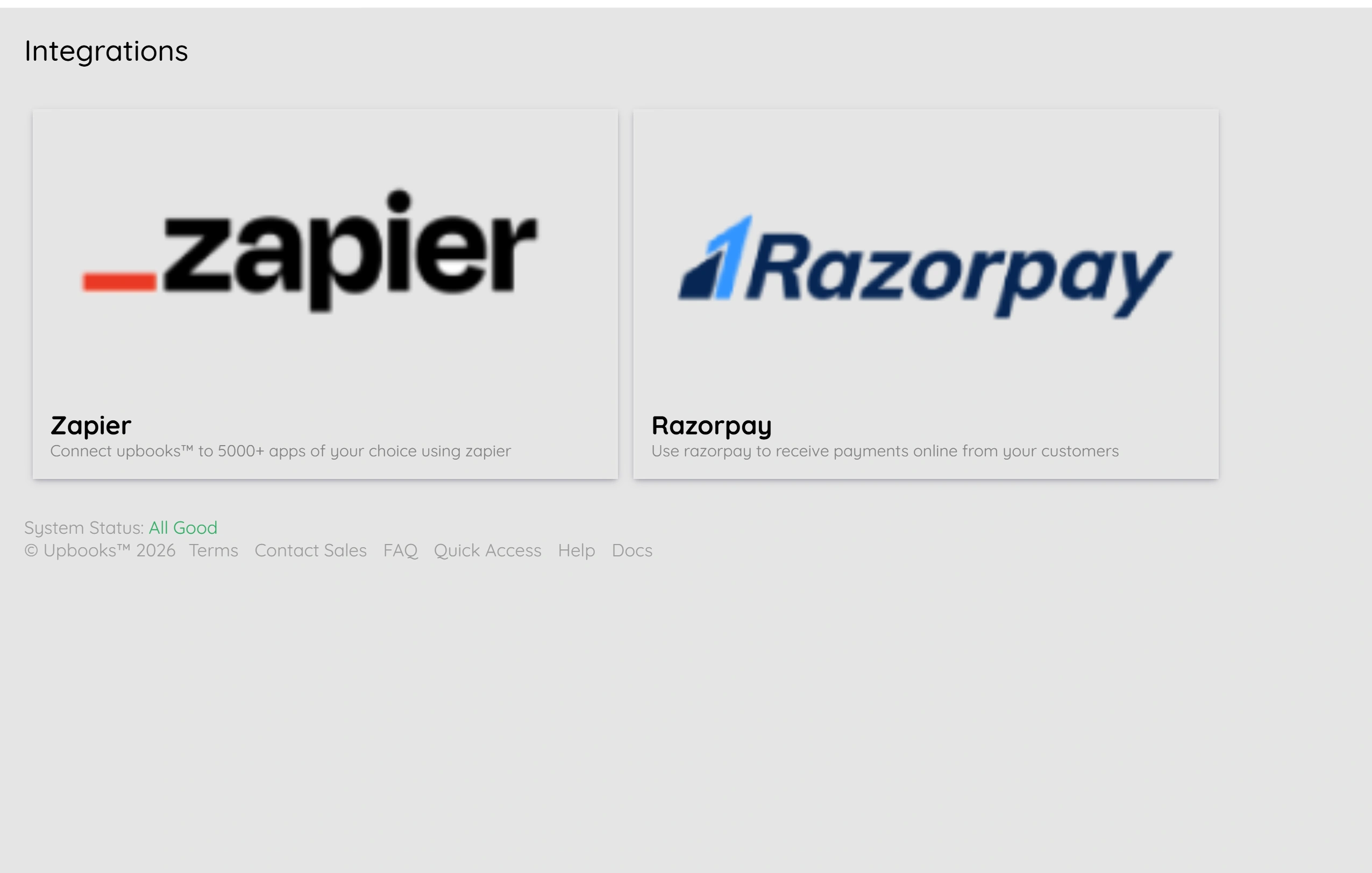 Integrations & API Keys