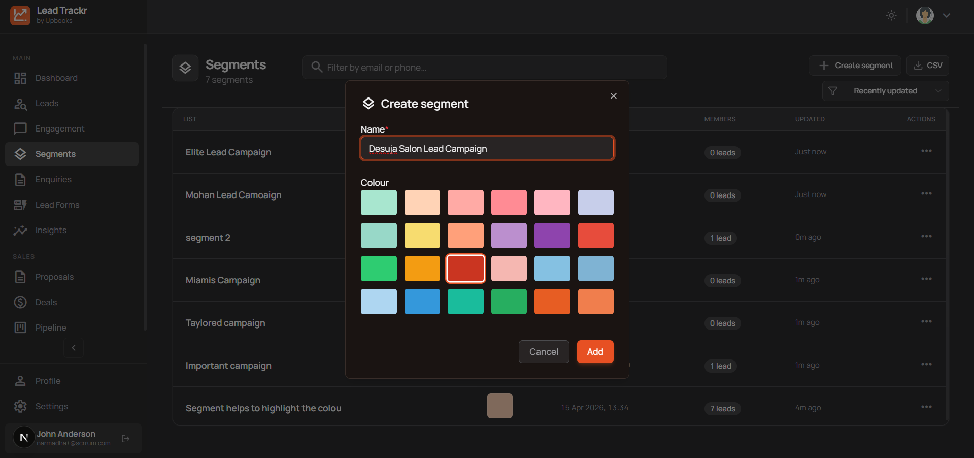 LeadTrackr - Segments - 2