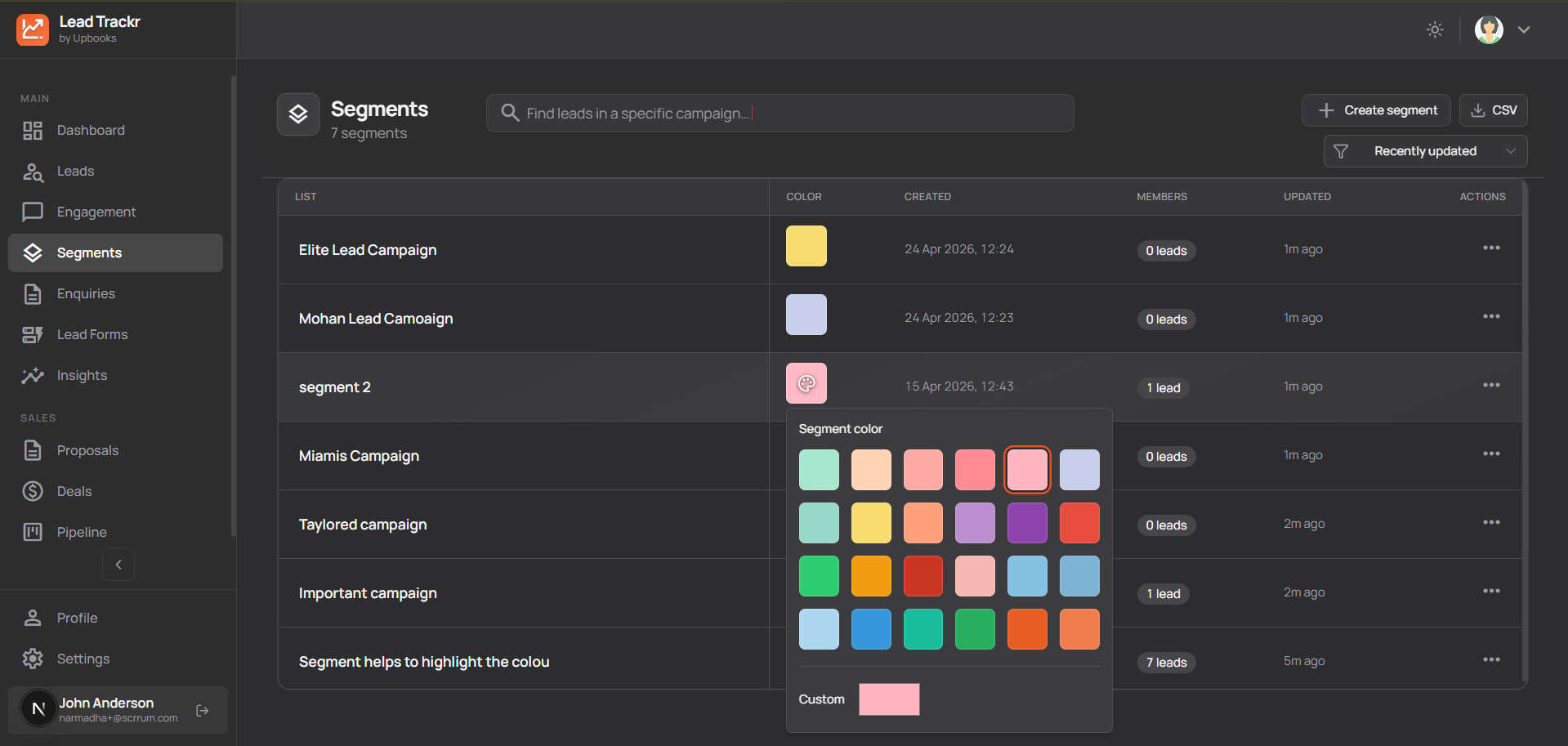 LeadTrackr - Segments - 3