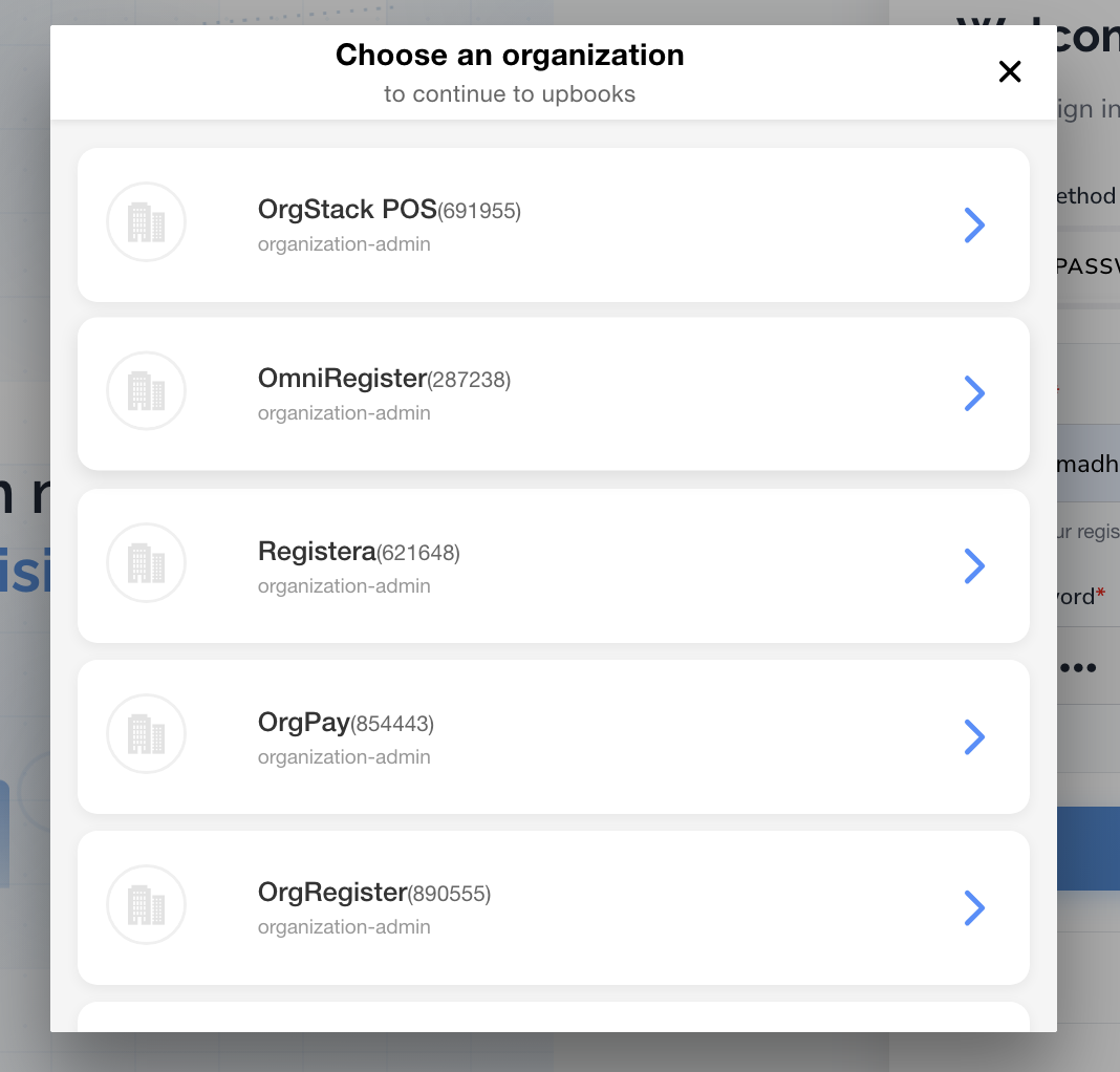QuikBilling - Switch Between Businesses