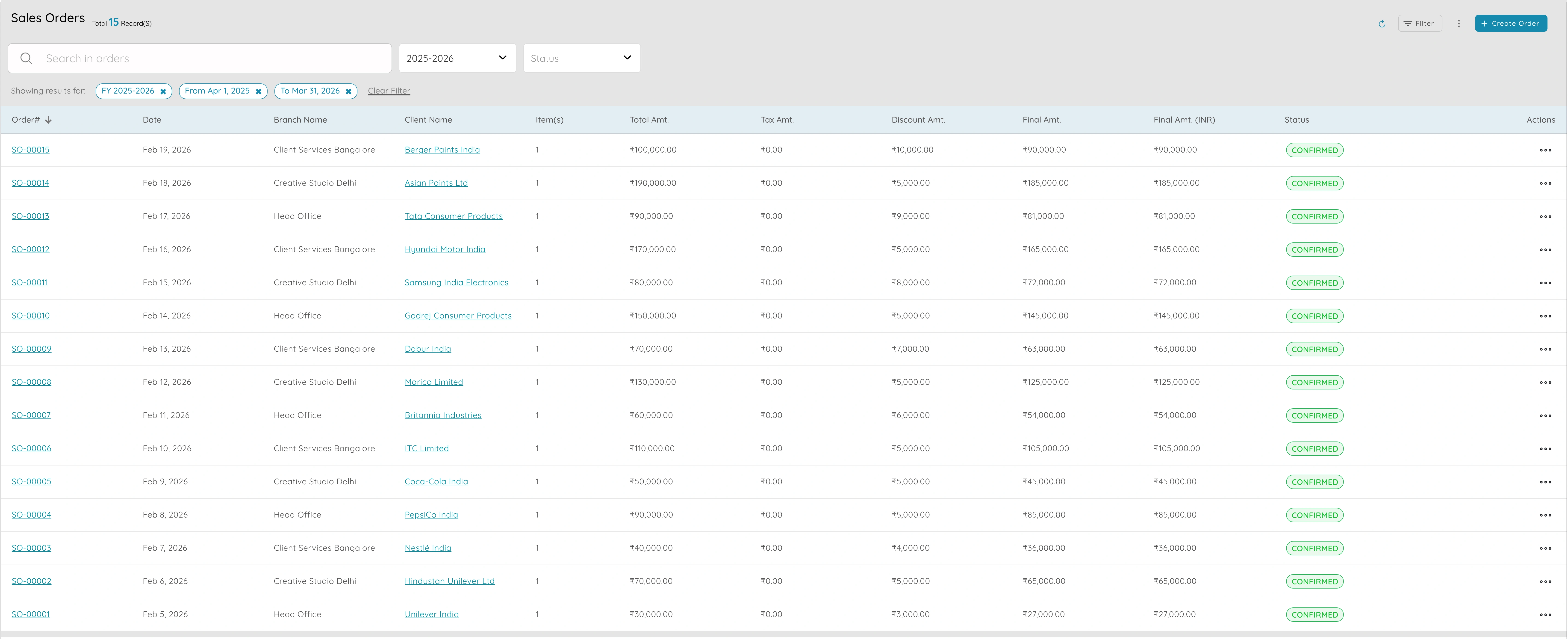 Proposals, Orders & Invoices - 2