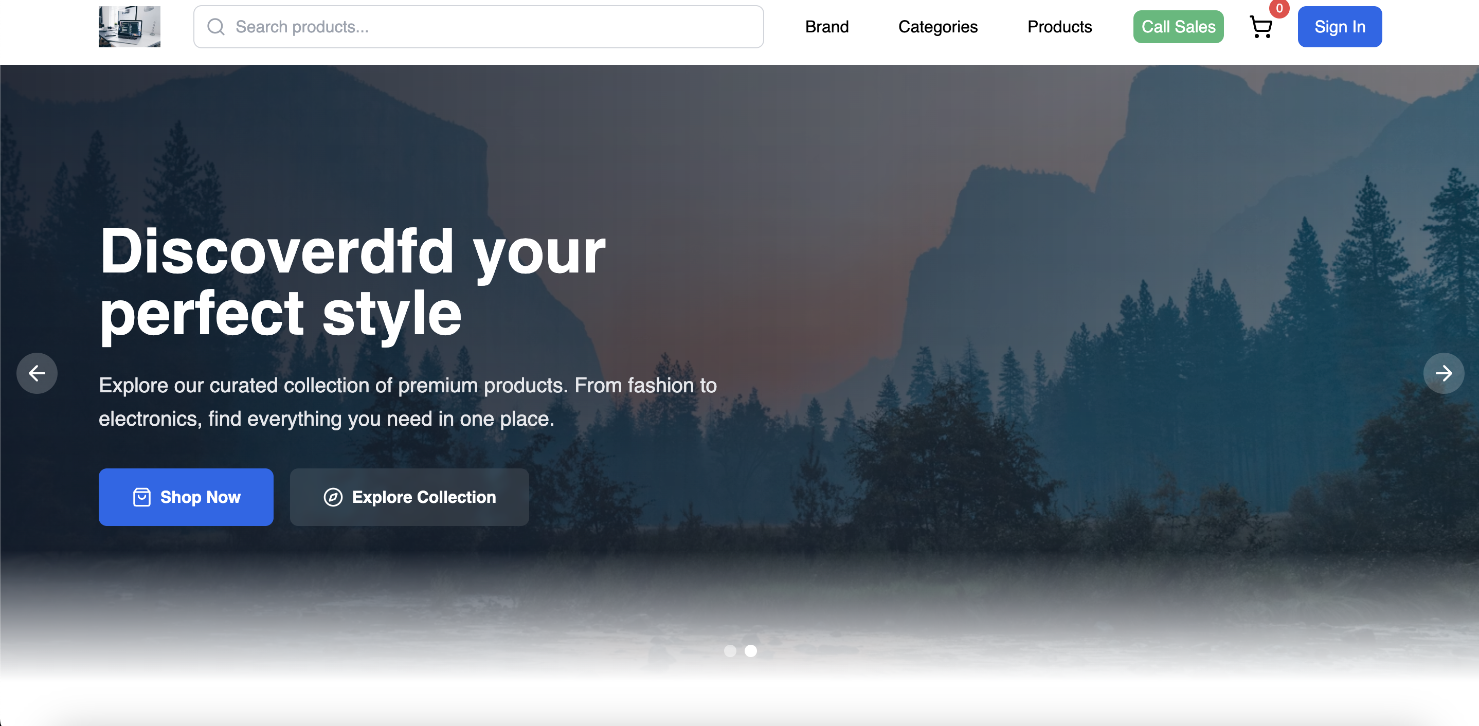 Live website preview in builder